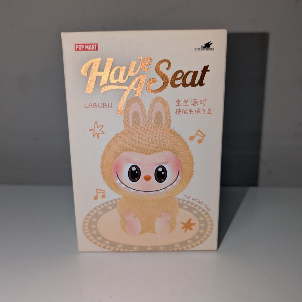 NEW Authentic POPMART Labubu Monsters Have a Seat Vinyl SEALED Blind Box
